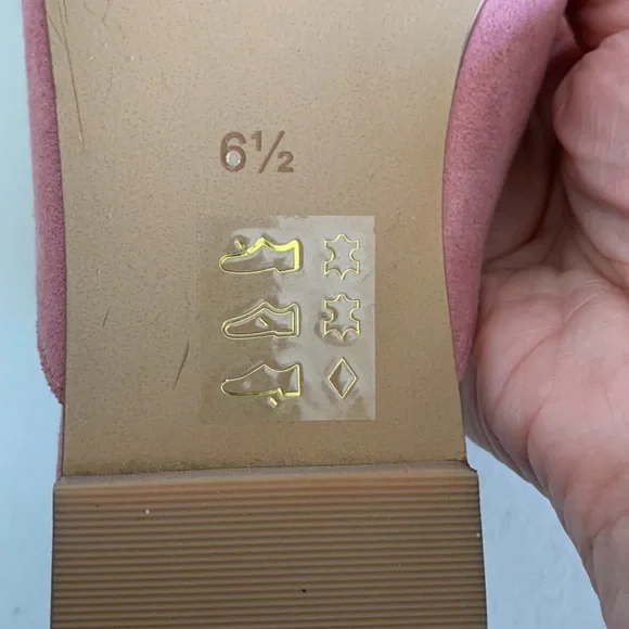 Madewell Remi Slip On Suede Mule Pink Size 6.5 - Picture 8 of 9